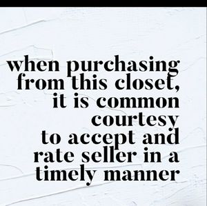 PLEASE ACCEPT YOUR ORDER SO THAT I GET PAID!THANKS